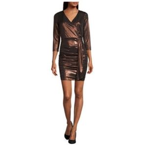 By & By Bronze Bodycon Dress